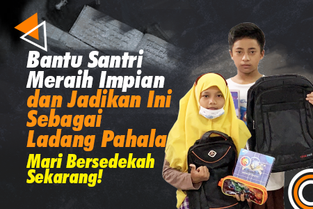 Sedekah Sarana Belajar untuk Santri