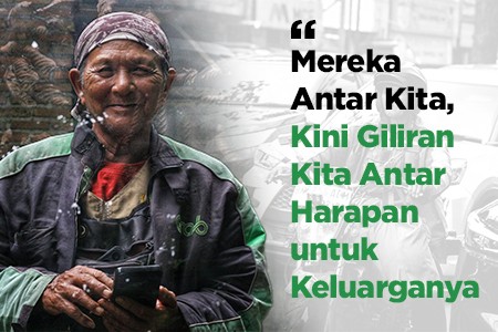 Donasi untuk Driver Ojek Online Dhuafa ,Bantu Kesehatan, Sembako dan Pendidikan Keluarganya!
