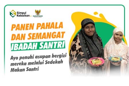 Sedekah Makan untuk Santri se-Jadetabek