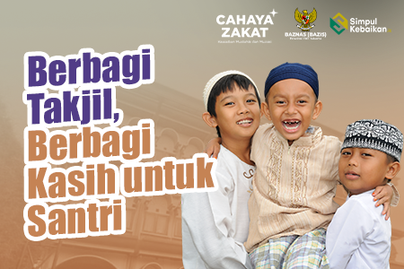 Berbagi Takjil, Berbagi Kasih untuk Santri