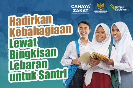 Hadirkan Kebahagiaan Lewat Bingkisan Lebaran untuk Santri