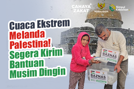 Cuaca Ekstrem Melanda Palestina! Segera Kirim Bantuan Musim Dingin