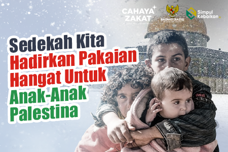 Sedekah Kita Hadirkan Pakaian Hangat Untuk Anak-Anak Palestina